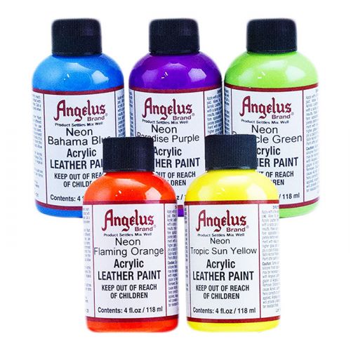 Angelus - Leather Paint - 4OZ - Neon Colors