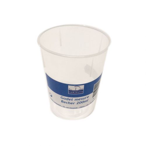 Verre doseur 200ml gradué