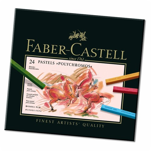 Faber-Castell - 24 POLYCHROMOS® Pastel Sticks
